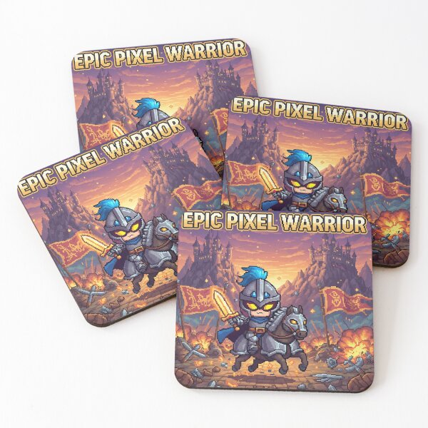 Item preview, Pico the Pixel Knight – Epic Pixel Warrior designed and sold by roninlabstudio.