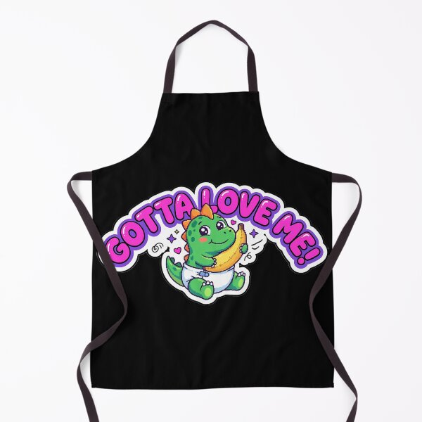Item preview, Gotta Love Me! Retro 90s Kawaii Baby Dinosaur designed and sold by PixelAlchemyHQ.