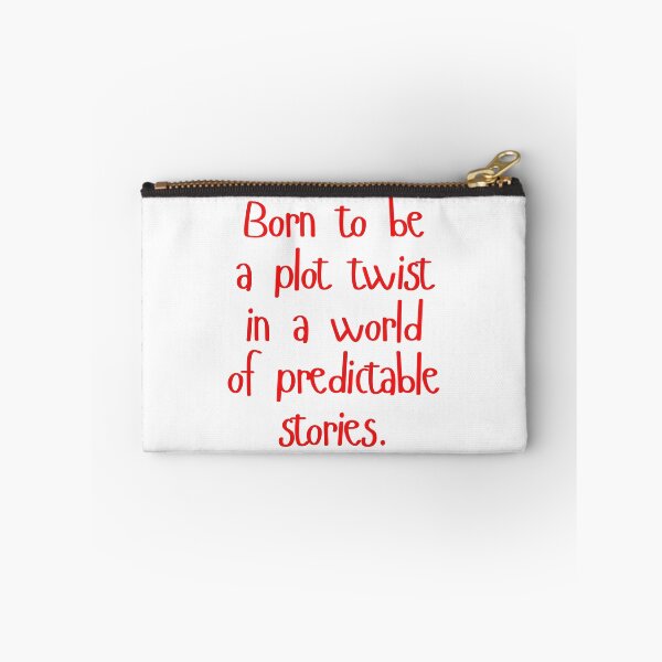 Item preview, Born to be a plot twist  designed and sold by BlissThreads.