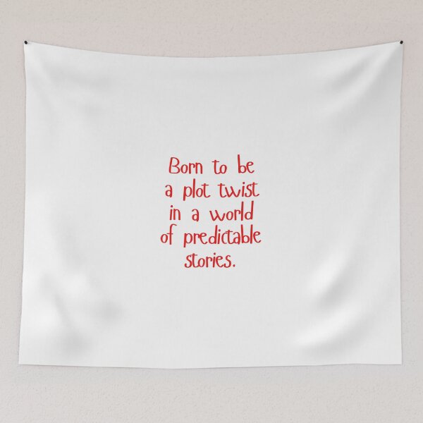 Item preview, Born to be a plot twist  designed and sold by BlissThreads.