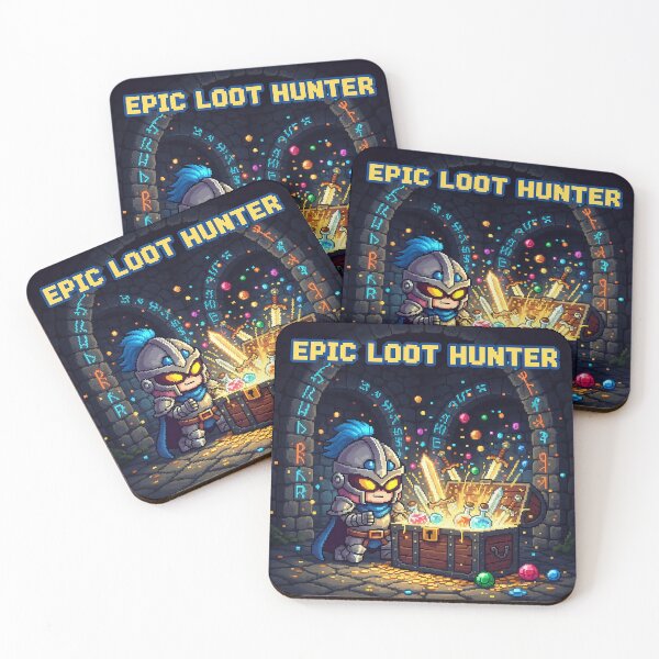 Item preview, Pico the Pixel Knight – Epic Loot Hunter Pixel Art designed and sold by roninlabstudio.