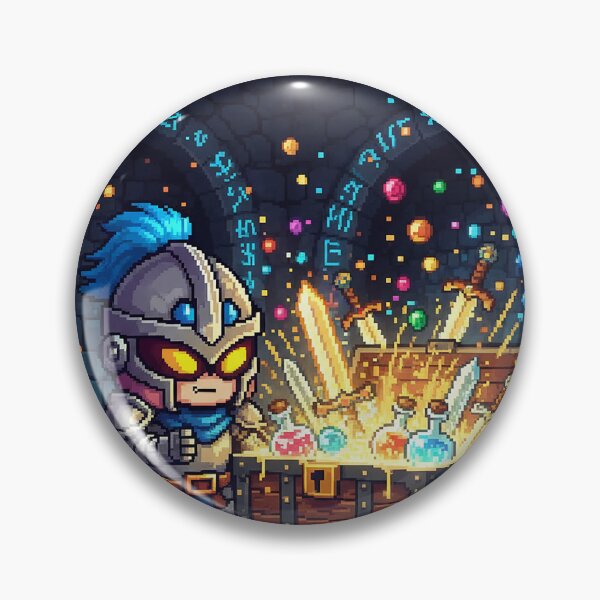 Item preview, Pico the Pixel Knight – Epic Loot Hunter Pixel Art designed and sold by roninlabstudio.