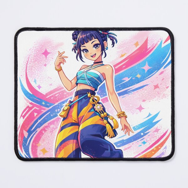 Item preview, Zoey Stage Pose Poster – Modern K-Pop Girl Group Art designed and sold by Echo Trend Prints.
