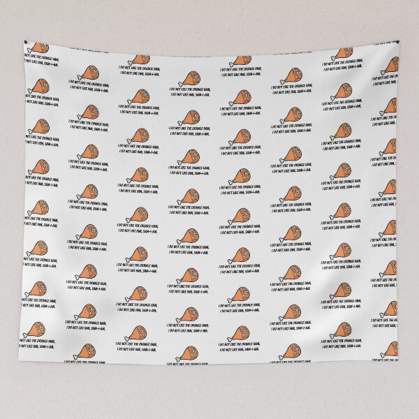 Item preview, I Do Not Like The Orange Ham Sam I Am Political Parody designed and sold by Crafting Crime Shop.