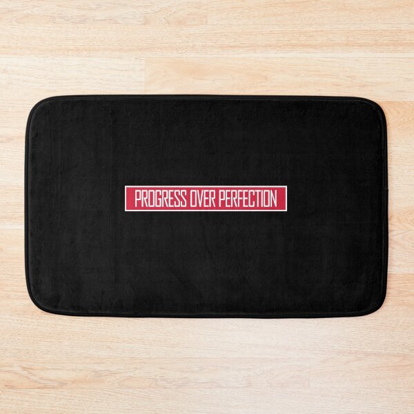 Item preview, Progress Over Perfection Motivational Quote designed and sold by shirt-o-mat.