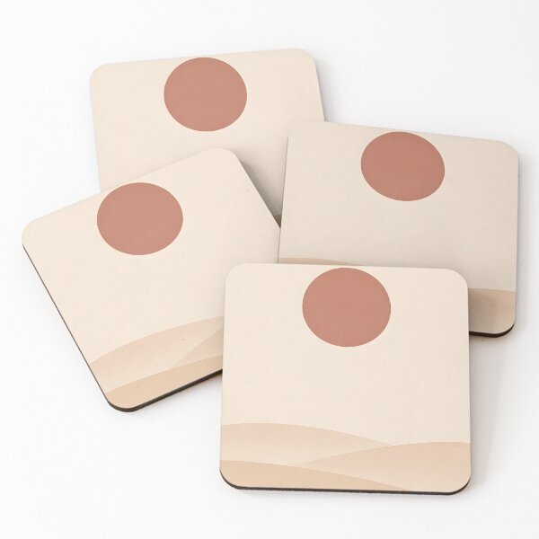 Item preview, Minimal Sun Horizon Wall Art – Japandi Neutral Abstract Landscape designed and sold by sana designer.