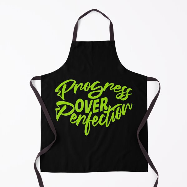 Item preview, Progress Over Perfection Motivational Quote designed and sold by shirt-o-mat.