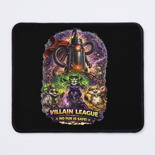 Item preview, Super Pet Villain League No Fur Is Safe designed and sold by WildWonderfulWear.