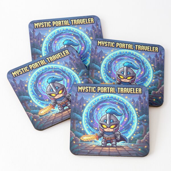 Item preview, Pico the Pixel Knight – Mystic Portal Traveler designed and sold by roninlabstudio.