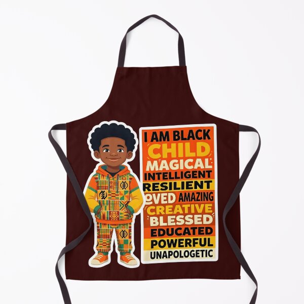 Item preview, I AM BLACK CHILD - African Pattern Hoodie Confidence Design designed and sold by WowDezign.