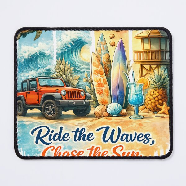 Item preview, Ride The Waves Chase The Sun Surf Beach Vintage Van Summer Design designed and sold by Dreamteeworks.