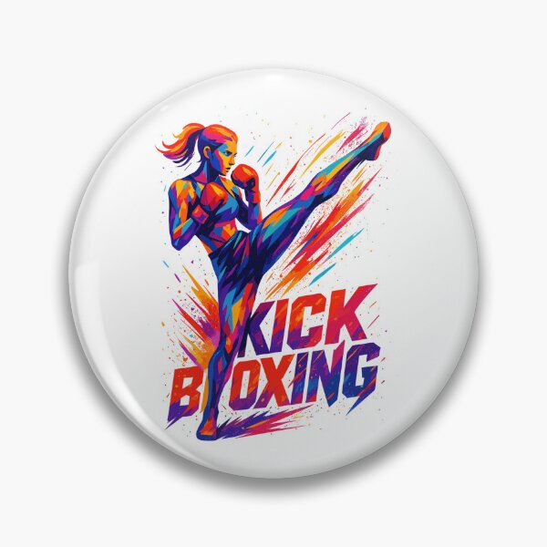 Item preview, Power Kick: Colorful Kickboxer for Strong Women designed and sold by Pineapple-Tree.