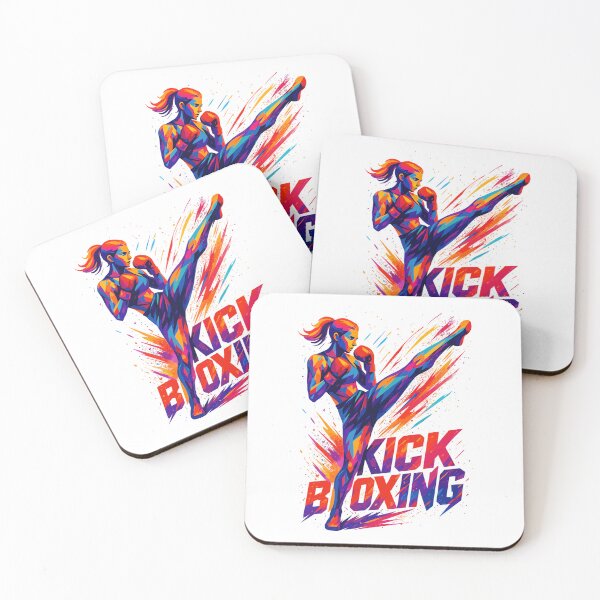 Item preview, Power Kick: Colorful Kickboxer for Strong Women designed and sold by Pineapple-Tree.
