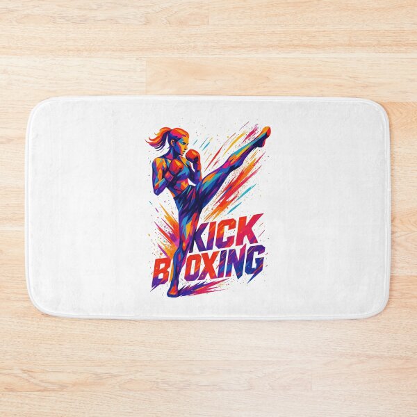 Item preview, Power Kick: Colorful Kickboxer for Strong Women designed and sold by Pineapple-Tree.