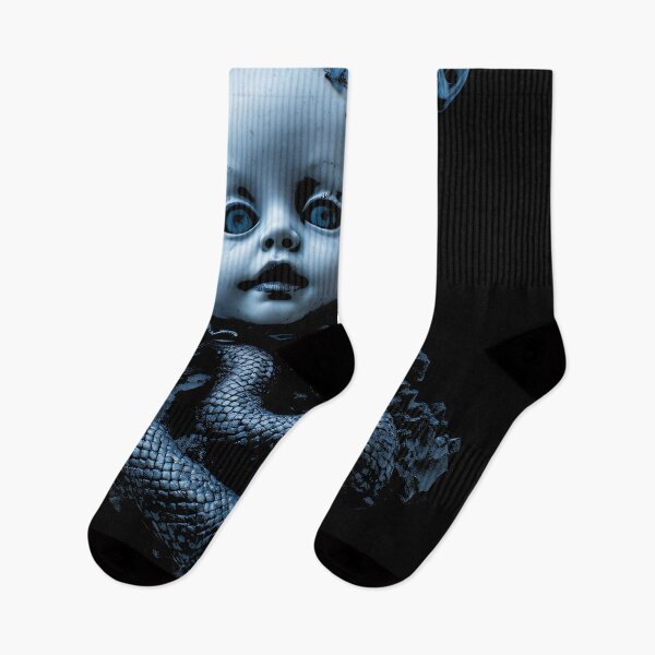 Item preview, Creepy Baby Doll Serpent Gothic Horror Art designed and sold by MorbidDreams.