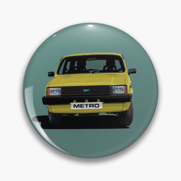 Item preview, Yellow Austin Metro Mk1 cornering designed and sold by knappidesign.
