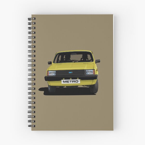 Item preview, Yellow Austin Metro Mk1 cornering designed and sold by knappidesign.
