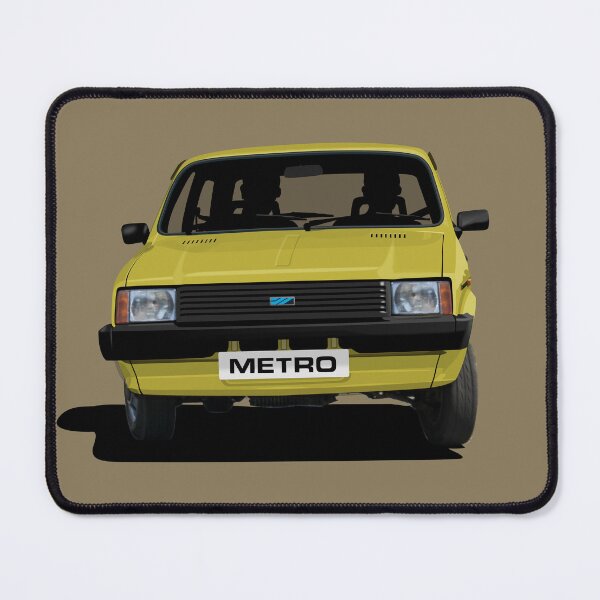 Item preview, Yellow Austin Metro Mk1 cornering designed and sold by knappidesign.