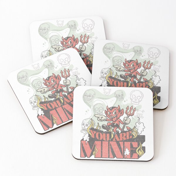 Item preview, You Are Mine – Funny Devil Cartoon Dark Humor designed and sold by Proto Lab Studio.