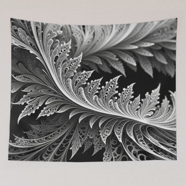 Item preview, Ivory Feather Spiral designed and sold by Harmonic_Layers.