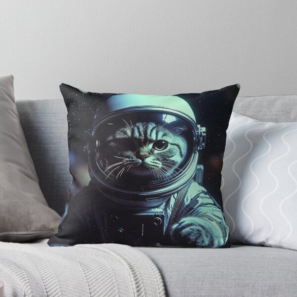 Item preview, astronaut cat in space suit  designed and sold by Kate1art.