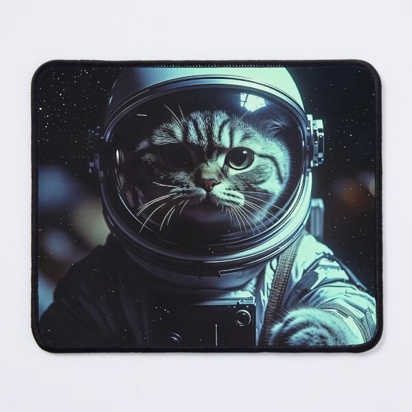 Item preview, astronaut cat in space suit  designed and sold by Kate1art.