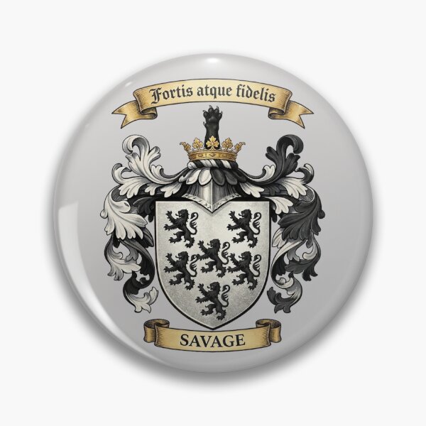 Item preview, The Savage Family Coat of Arms designed and sold by BagTown Clans.