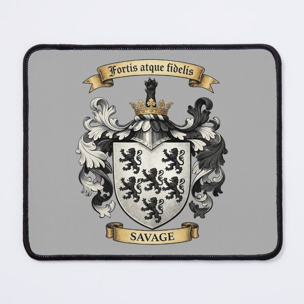 Item preview, The Savage Family Coat of Arms designed and sold by BagTown Clans.