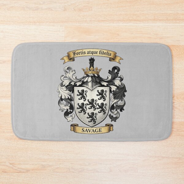 Item preview, The Savage Family Coat of Arms designed and sold by BagTown Clans.