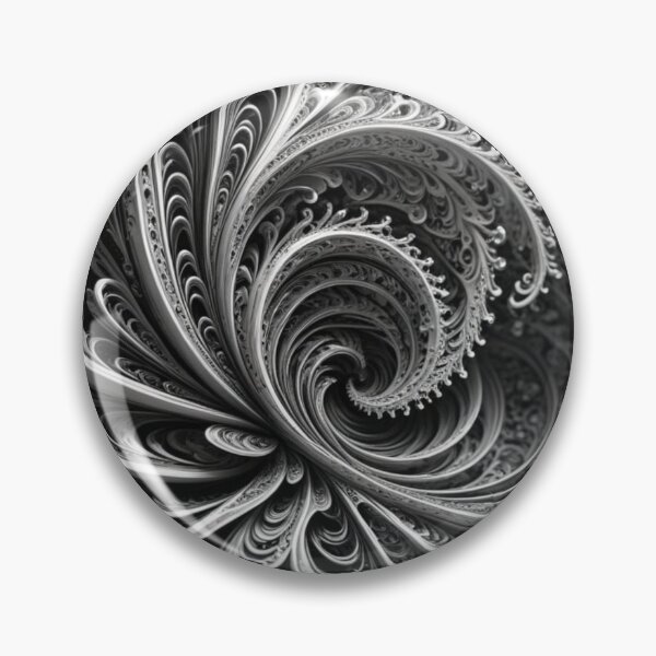 Item preview, Monochrome Spiral Flow designed and sold by Harmonic_Layers.