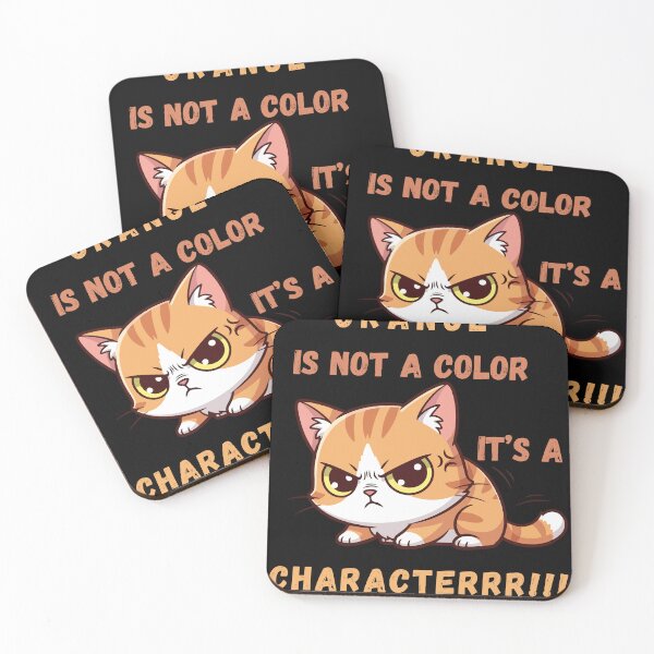 Item preview, Orange Is Not A Color Funny Gift Cat Lovers designed and sold by Ladys-Gents.