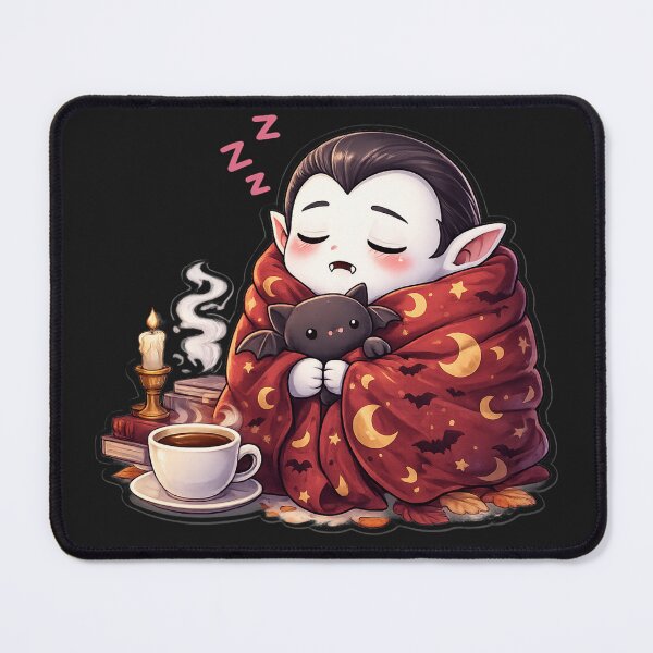Item preview, Sleepy Cozy Vampire with Bat Plush designed and sold by madebysiwa.