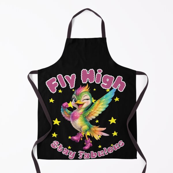 Item preview, Cute Fabulous Bird – Fly High Stay Fabulous Funny Cartoon Bird Design designed and sold by M.Store.