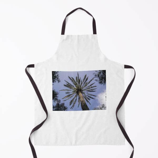 Item preview, Looking Up At A Tall Palm Tree With Radiating Fronds Against A Blue Sky designed and sold by Nmallia.