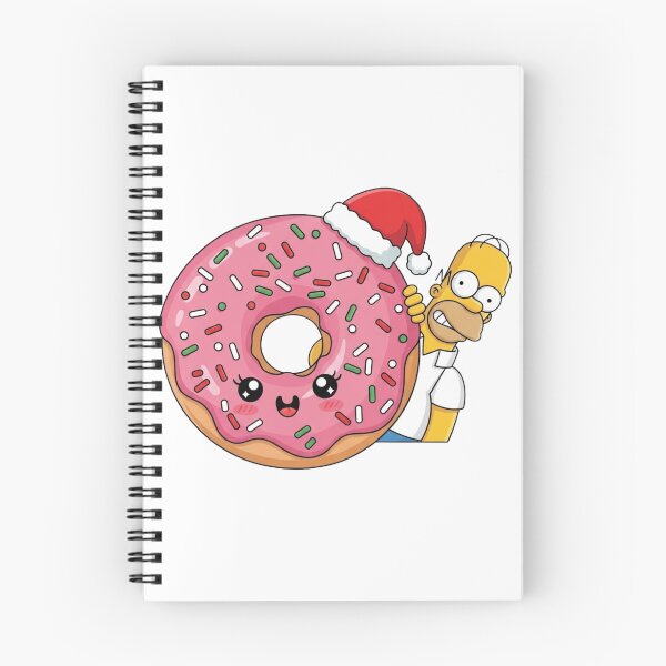 Item preview, Homer and Kawaii Christmas Donut designed and sold by DohLab.