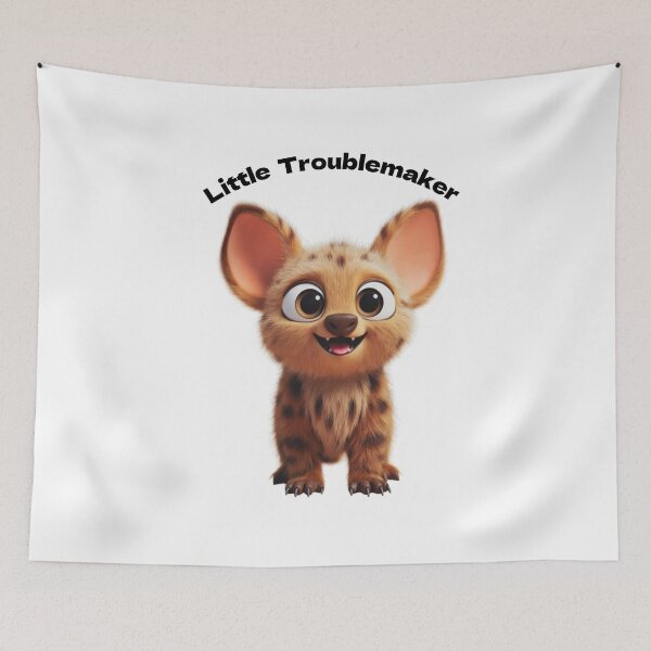 Item preview, Cute Baby Hyena with Big Ears designed and sold by HALYNA070824.