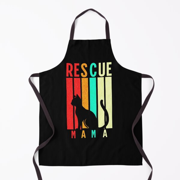 Item preview, Rescue Mama — Retro Cat Rescue Mom Gift Cat Lover Vintage Stripe Design designed and sold by Winarrts.