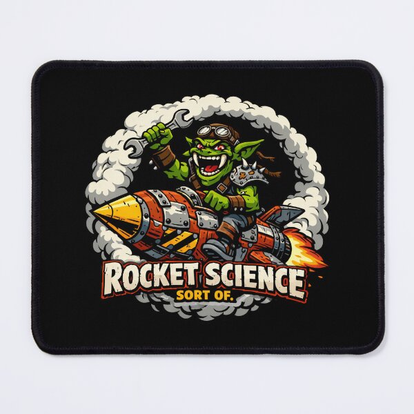 Item preview, Rocket Science Sort Of | Funny Ork Mechanic designed and sold by Forged in the Warp.
