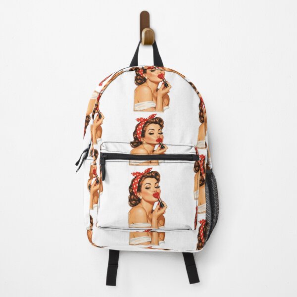 Item preview, Pin-Up Girl Retro Vintage Style: Red kissing lips designed and sold by Pineapple-Tree.
