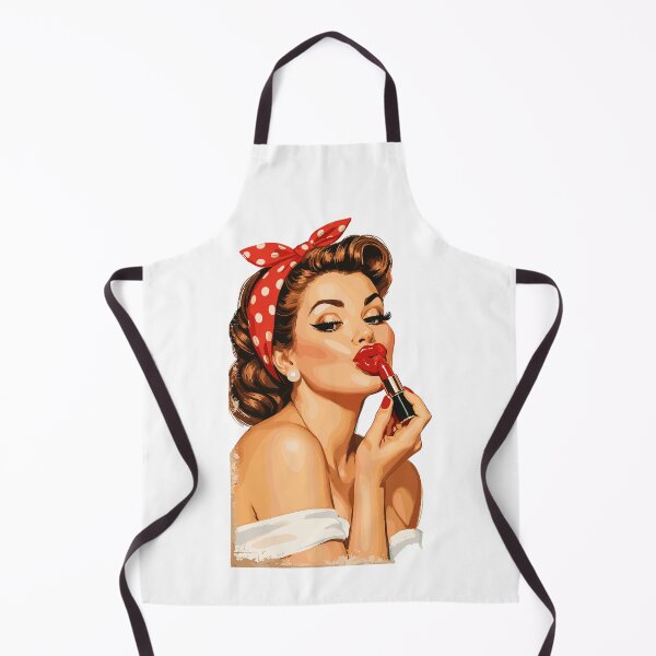 Item preview, Pin-Up Girl Retro Vintage Style: Red kissing lips designed and sold by Pineapple-Tree.