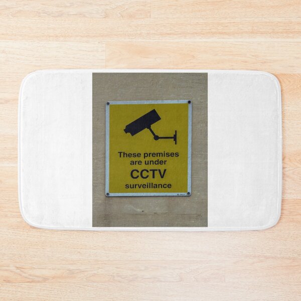 Item preview, CCTV Surveillance Security Sign On Wall Warning Camera Notice For Monitored Premises designed and sold by Nmallia.