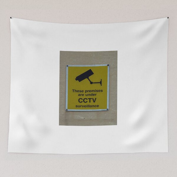 Item preview, CCTV Surveillance Security Sign On Wall Warning Camera Notice For Monitored Premises designed and sold by Nmallia.