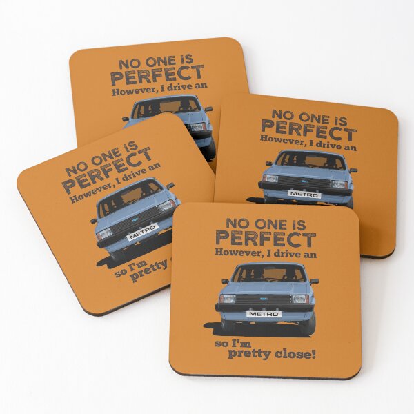 Item preview, No one is perfect. However, I drive an Austin Metro, so I'm pretty close - light blue designed and sold by knappidesign.
