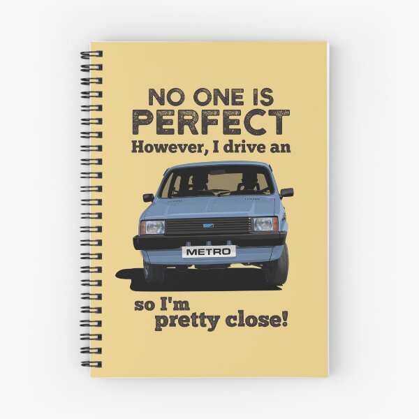 Item preview, No one is perfect. However, I drive an Austin Metro, so I'm pretty close - light blue designed and sold by knappidesign.
