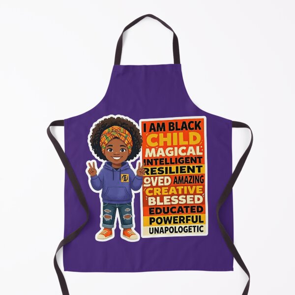 Item preview, I AM BLACK CHILD - Confident Street Style Full Body Design designed and sold by WowDezign.
