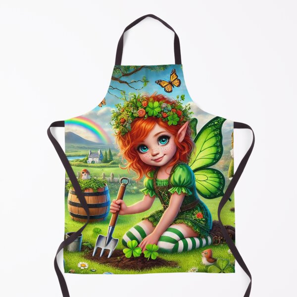 Item preview, Clover Fairy Irish Fantasy Garden designed and sold by NancyzKreations.