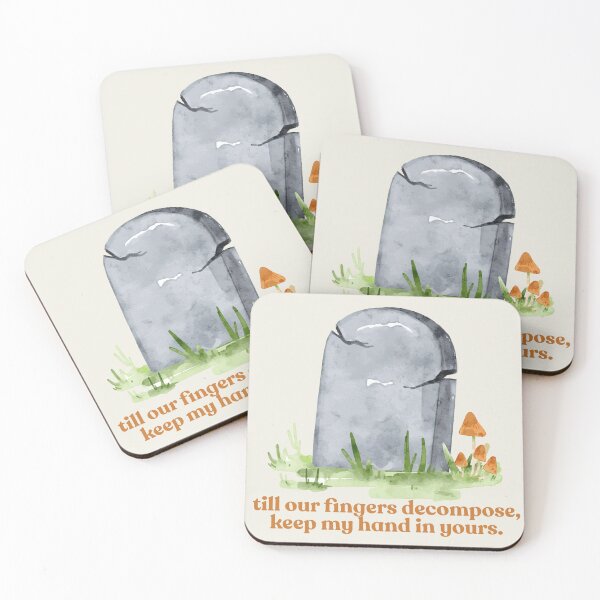 Item preview, Till our fingers decompose. designed and sold by WheatandWillow.
