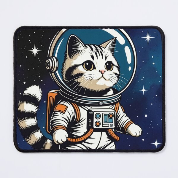 Item preview, cute astronaut cat  designed and sold by Kate1art.