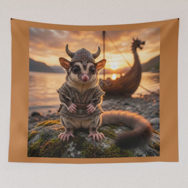 Item preview, Viking Sugar Glider Sows Fear designed and sold by Tridentulus.