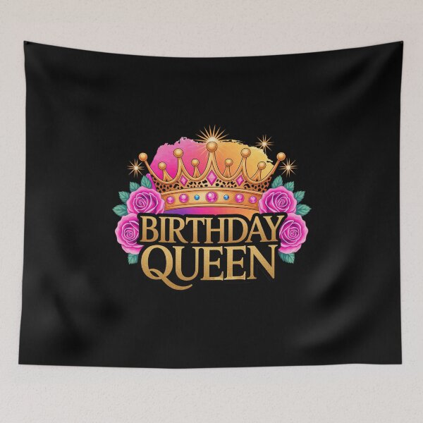 Item preview, Birthday Queen Squad – Birthday Party Graphic for Apparel designed and sold by artedigital99.